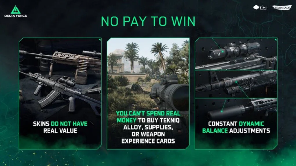 No Pay to Win Delta Force