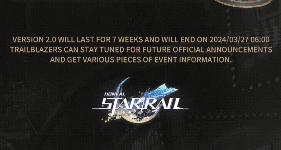 2.0 End date confirms 2.1 Release Date
